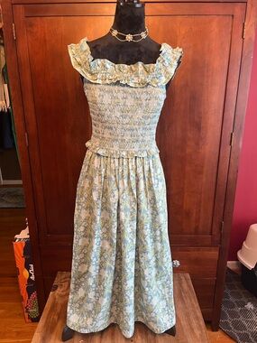 Society Social Crown Ivy Women S Green Floral Off Shoulder Romantic Party